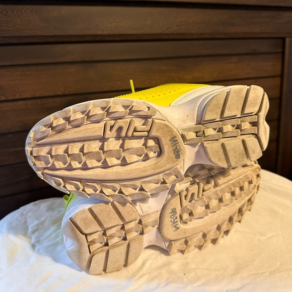 Neon Fila Disruptor Sneakers Women’s 6.5 - Picture 4 of 6